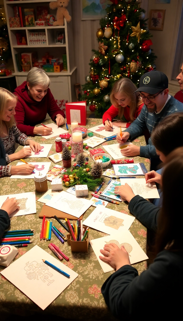 12 Heartwarming Christmas Traditions That Will Bring Your Family Closer Together (Wait Until You See #5!) - 11. Christmas Card Writing Party