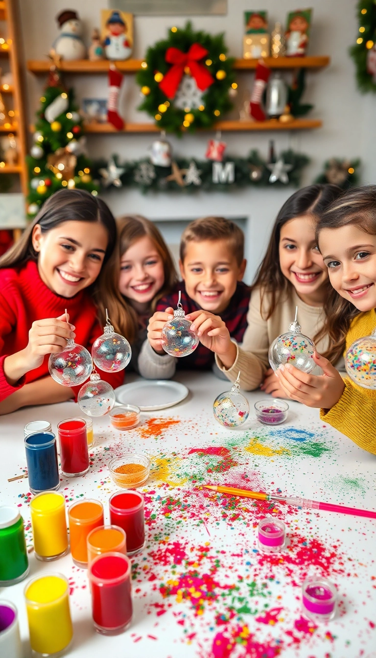 12 Heartwarming Christmas Traditions That Will Bring Your Family Closer Together (Wait Until You See #5!) - 2. Family Ornament Making Night