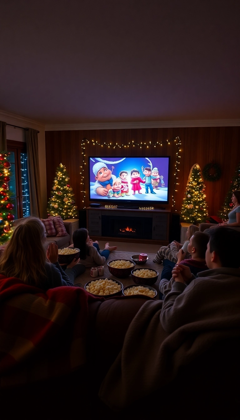 12 Heartwarming Christmas Traditions That Will Bring Your Family Closer Together (Wait Until You See #5!) - 3. Christmas Movie Marathon