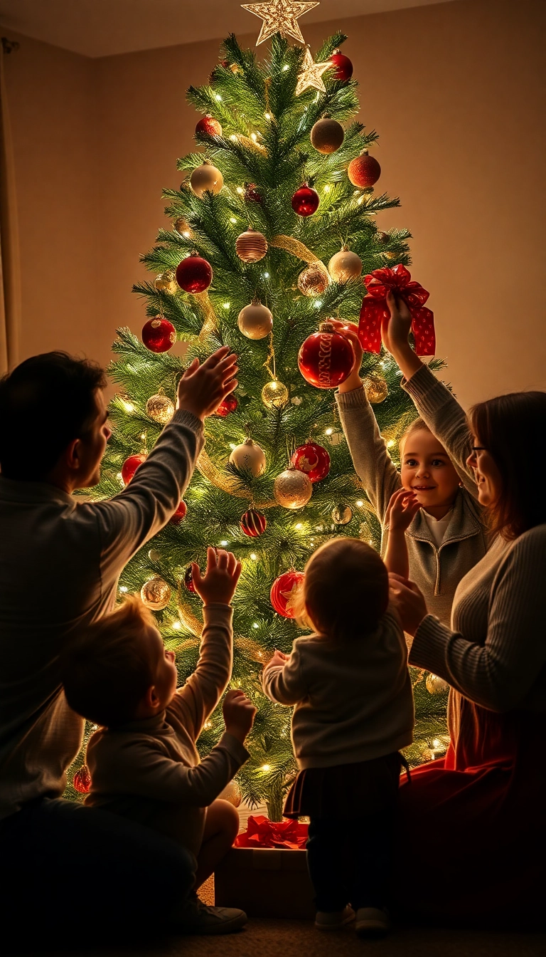 12 Heartwarming Christmas Traditions That Will Bring Your Family Closer Together (Wait Until You See #5!) - 9. Decorating the Tree Together